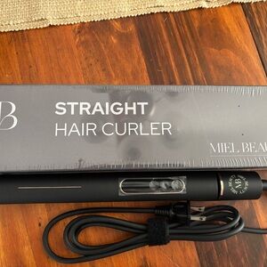Straight Hair Curler - Black By Miel Beauty